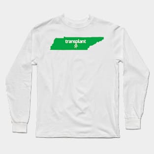 Tennessee Transplant TN Green Long Sleeve T-Shirt